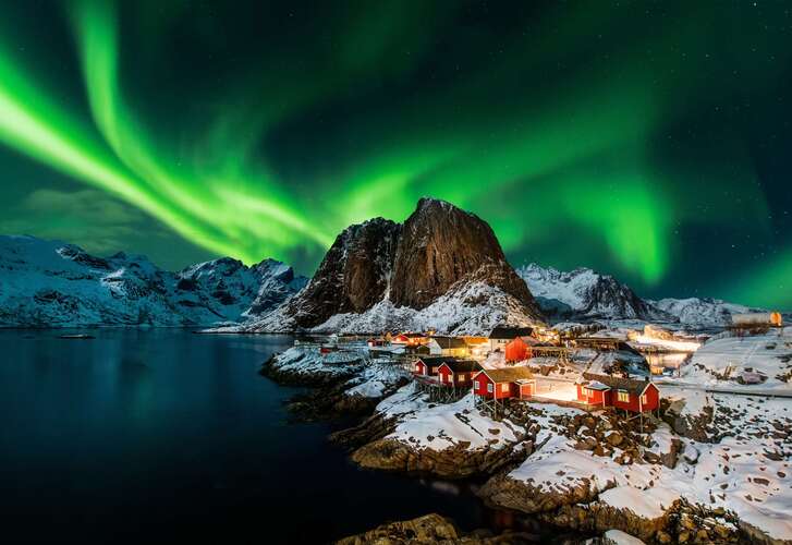 embrace winter's magic with the northern lights in norway